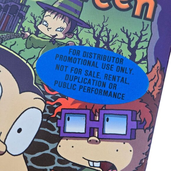 Nickelodeon Rugrats Halloween VHS Tape Spook Tacular 2002 Promo Edition Screener - Picture 10 of 11